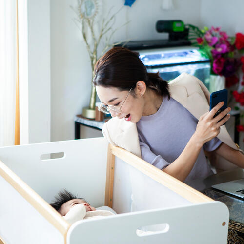 リモートワーク風景