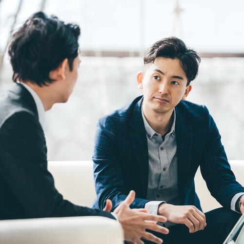 社員の対話風景